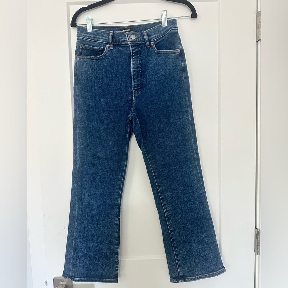 Express stretchy Women's Blue Flare Jeans